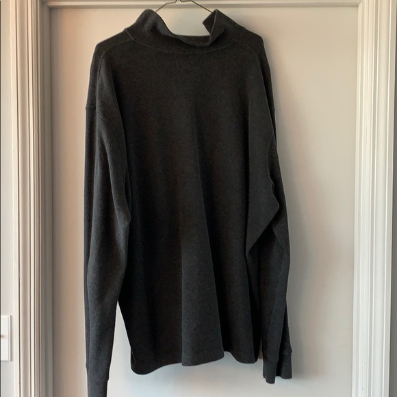 Gray Quarter Zip Pull Over - Picture 4 of 4
